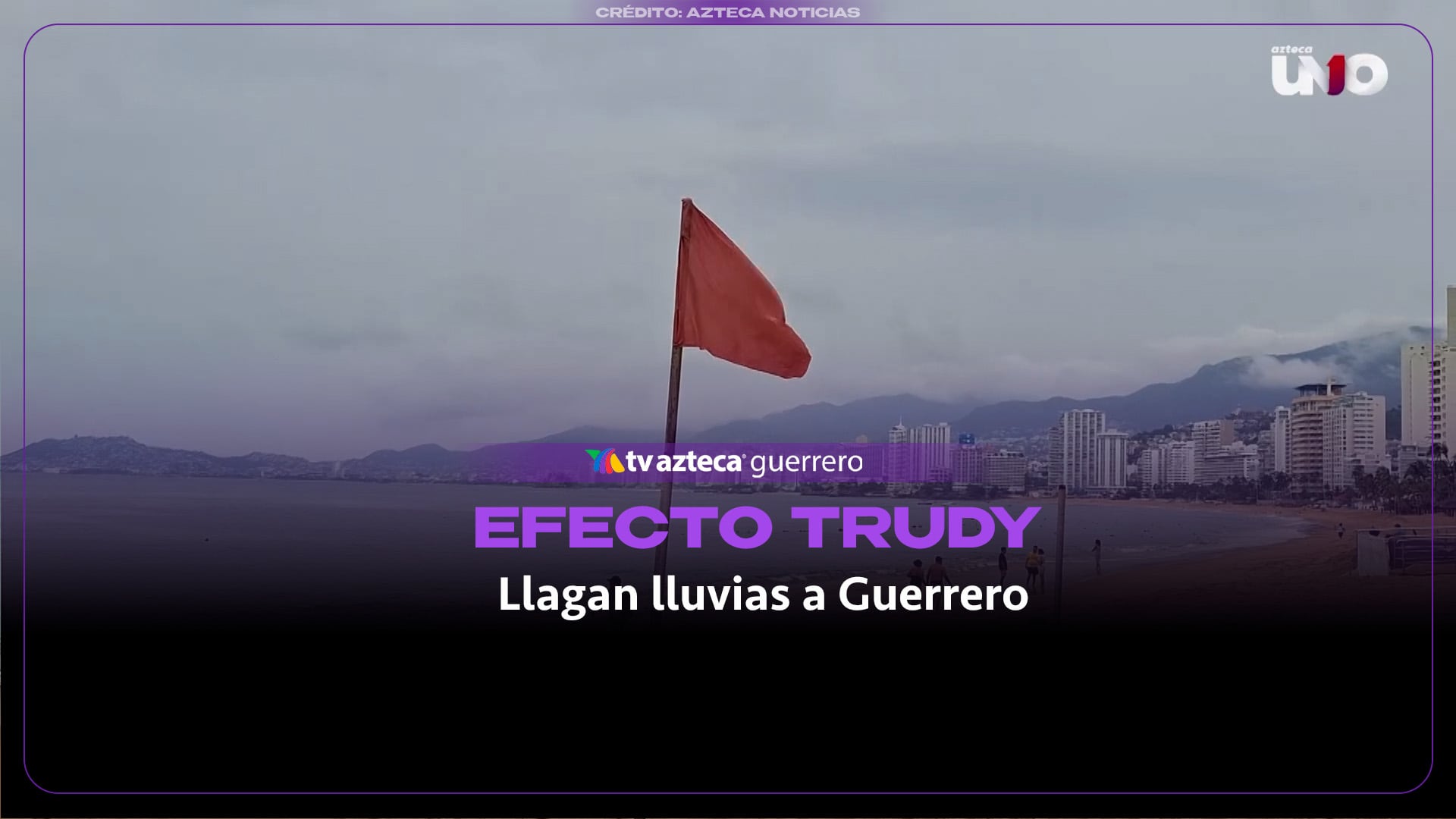 Alerta en Guerrero por el paso del huracán Trudy: suspenden clases y cierran puerto a la navegación