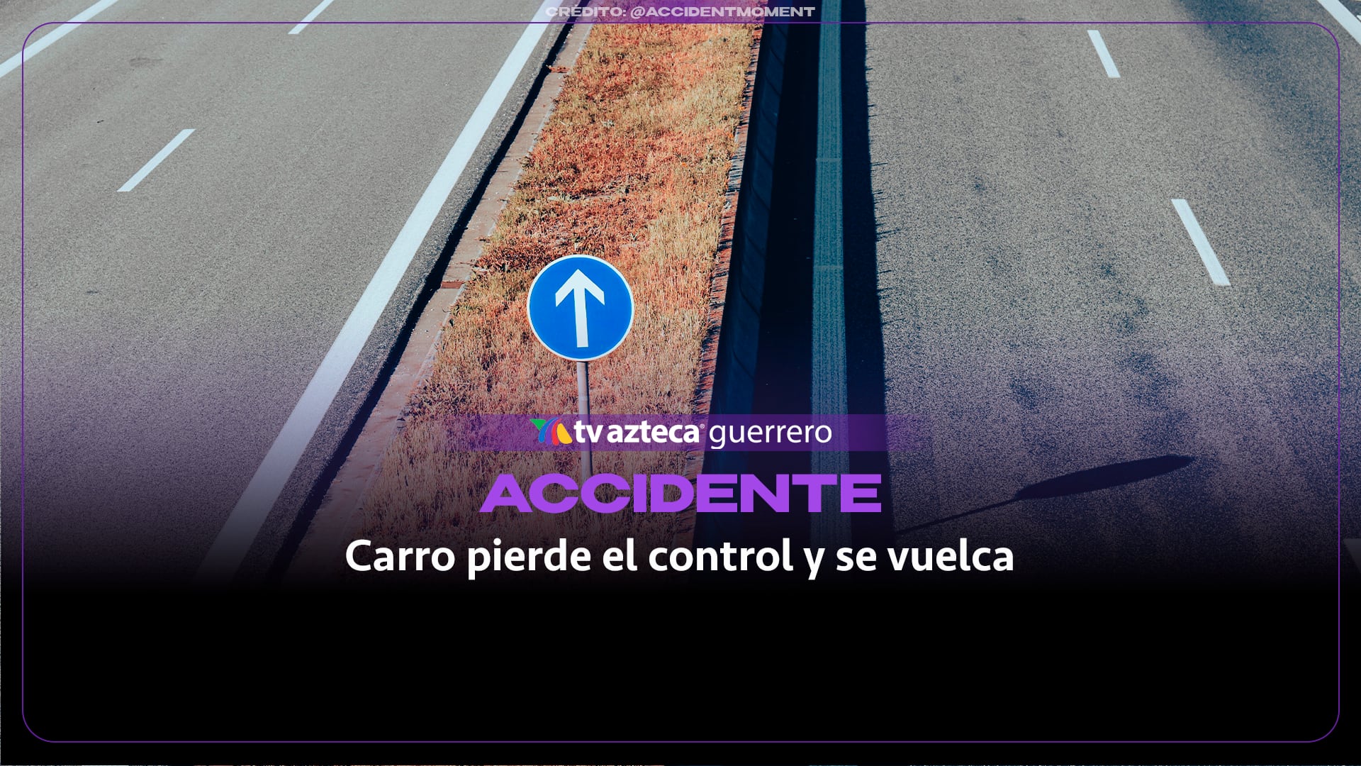 Cámaras de seguridad captan el momento exacto del vuelco de un autobús
