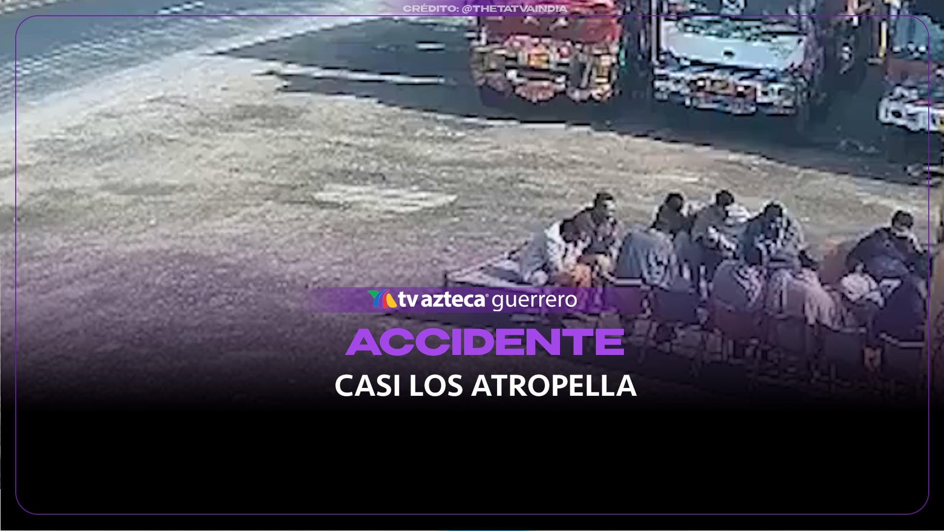 Momentos de pánico en la carretera: camioneta casi embiste a peatones