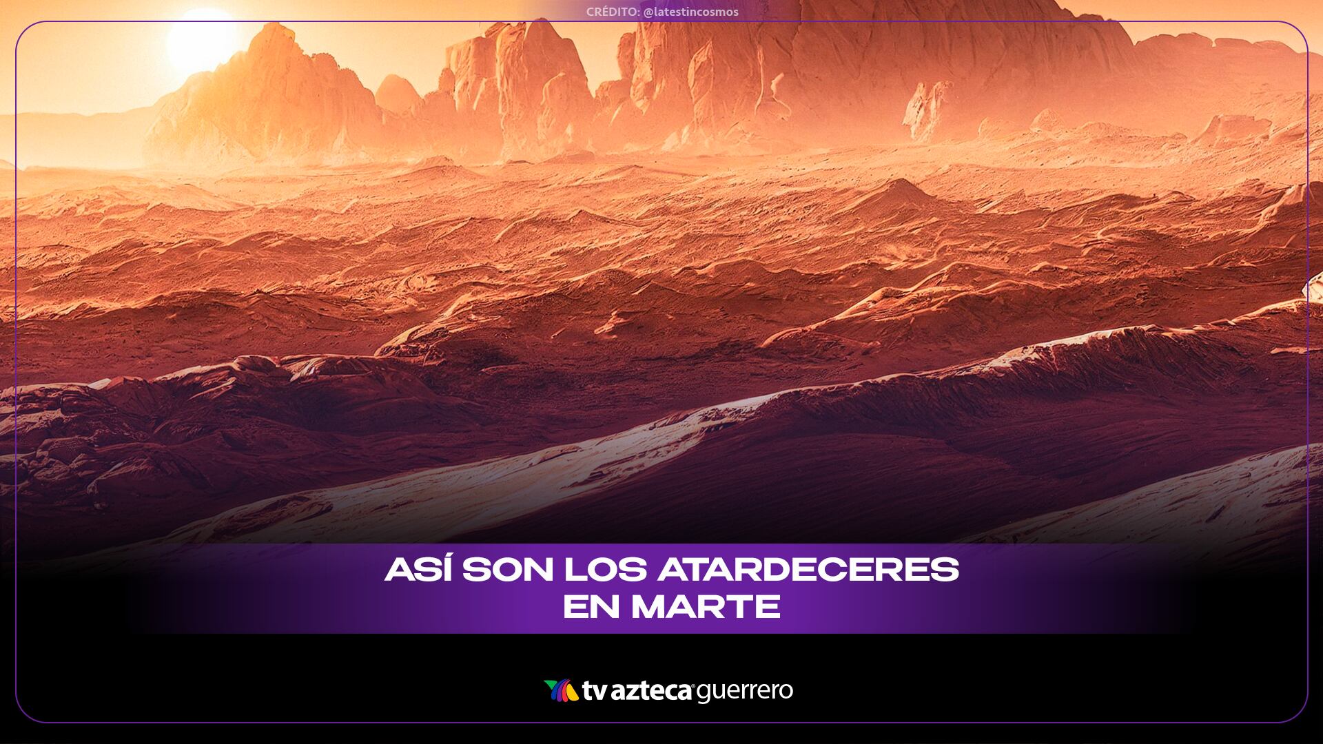 Así se ven los atardeceres en Marte: Un horizonte azul en el planeta rojo
