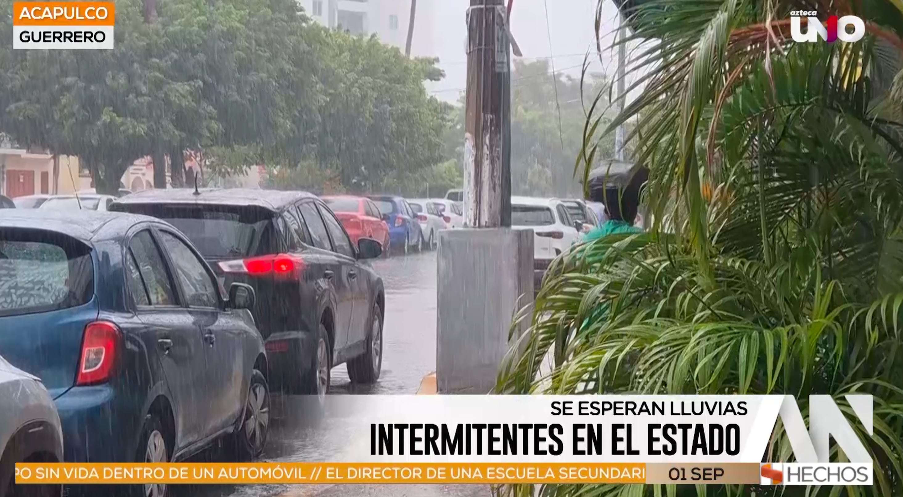 Prevén lluvias intermitentes y tormentas en Guerrero por paso de la Onda Tropical 34