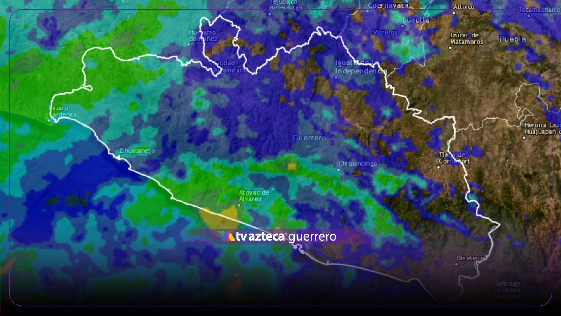 Bandas nubosas de Vance ingresan a Guerrero: lloverá en estas regiones