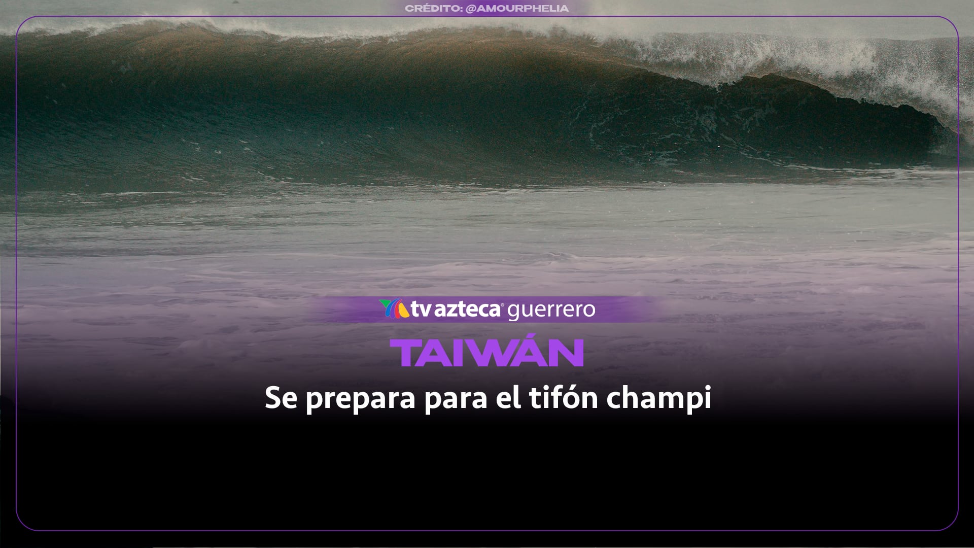Taiwán en alerta máxima: El tifón Champi amenaza con severas inundaciones y deslaves