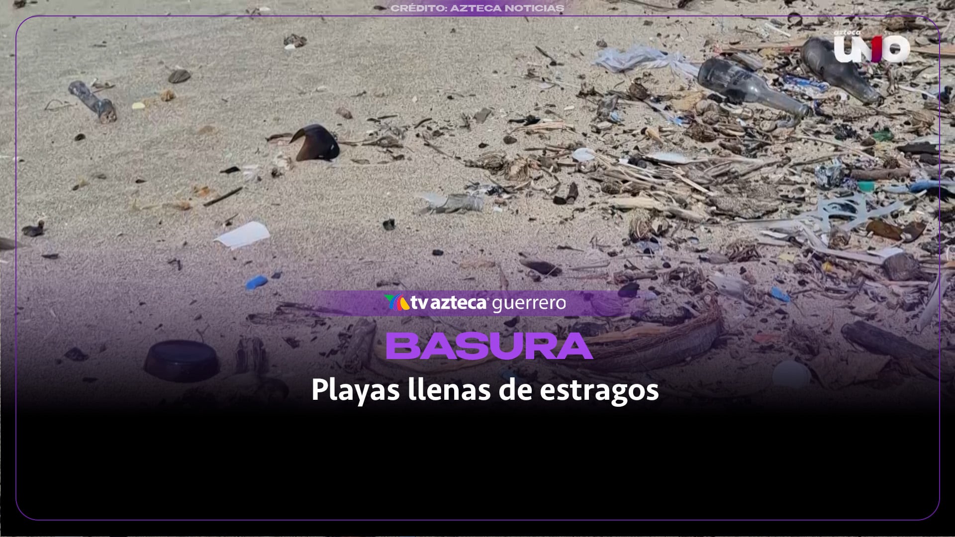Playas de Acapulco: Recogen casi una tonelada de basura tras las lluvias