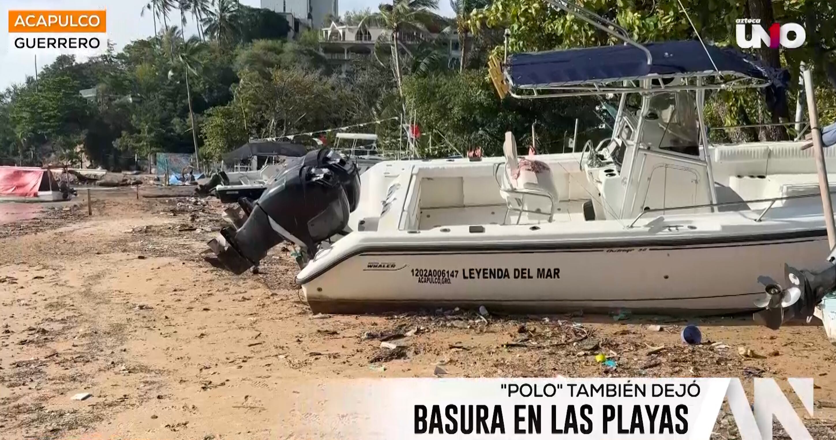 Contaminación en Acapulco: Arrastre de lluvias invade de plástico Playa Manzanillo