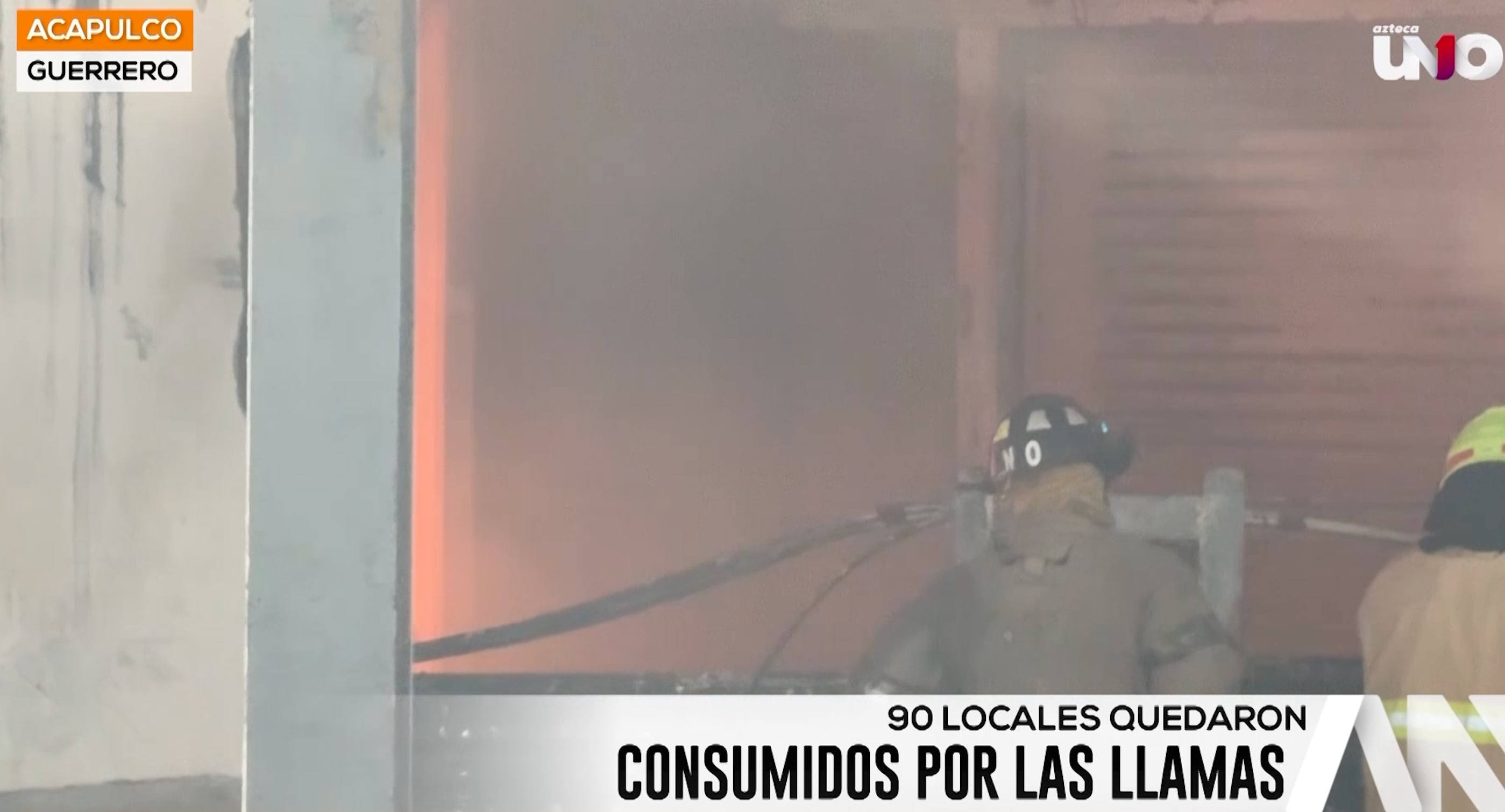 Arde el Mercado Central de Acapulco: 90 negocios quedan en cenizas