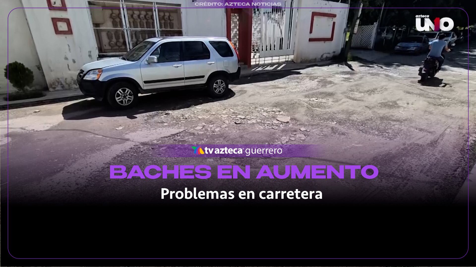 Automovilistas y vecinos denuncian severo deterioro vial en la capital de Guerrero