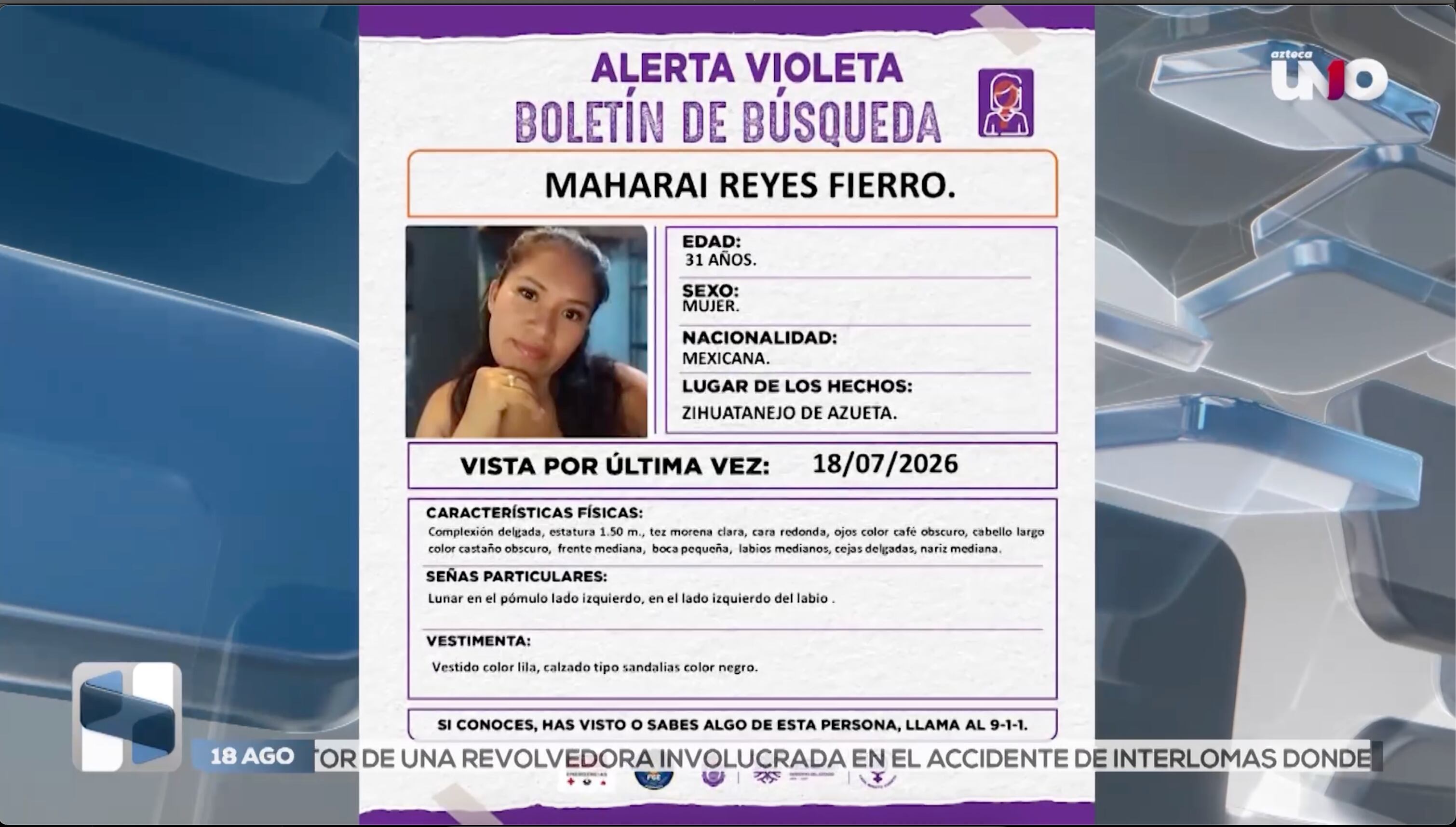 A casi un mes de su desaparición, continúan la búsqueda de Maharai Reyes Fierro en Zihuatanejo