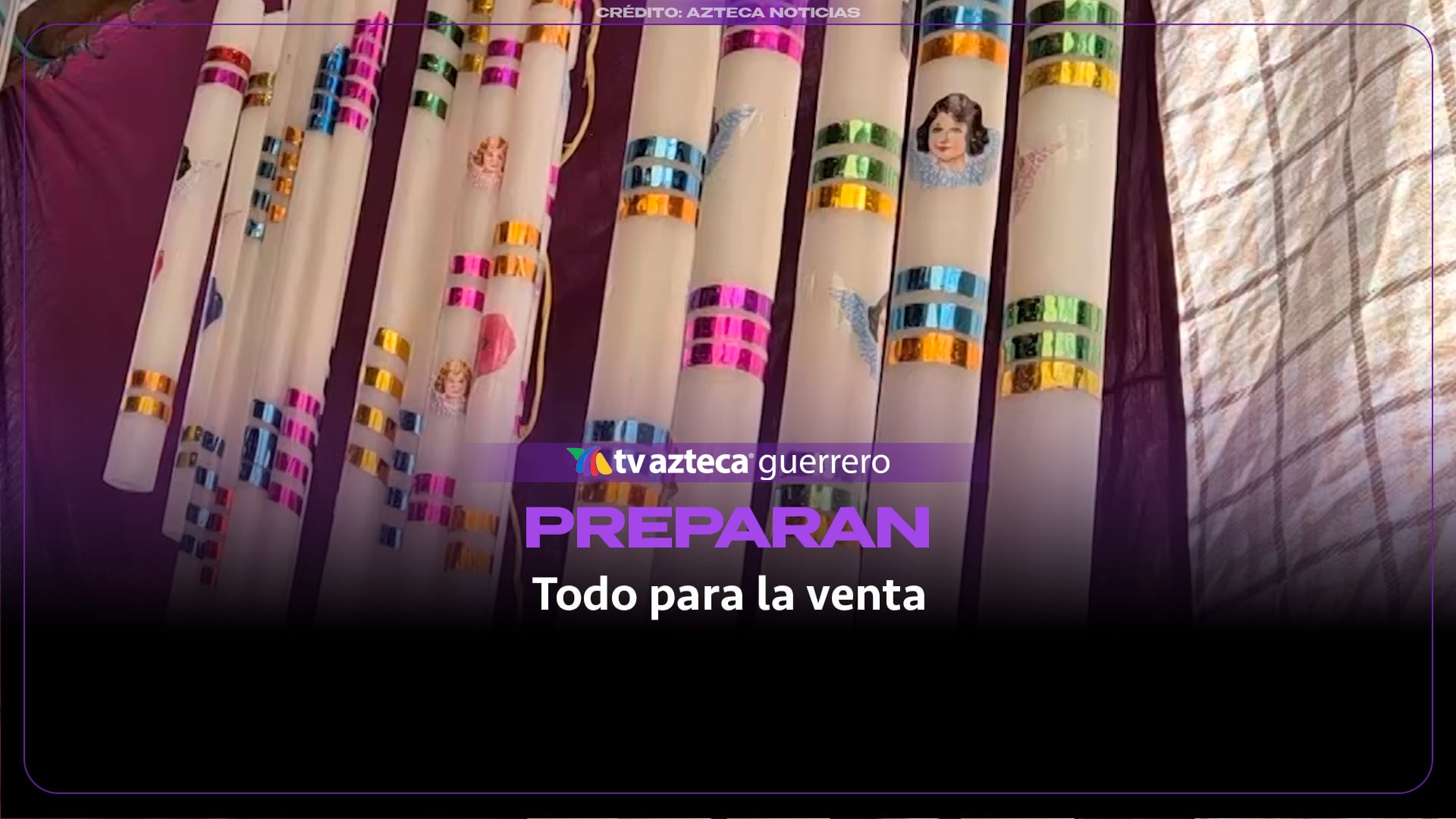 Bajan precios de las velas en Chilpancingo para impulsar las ventas por el Día de Muertos