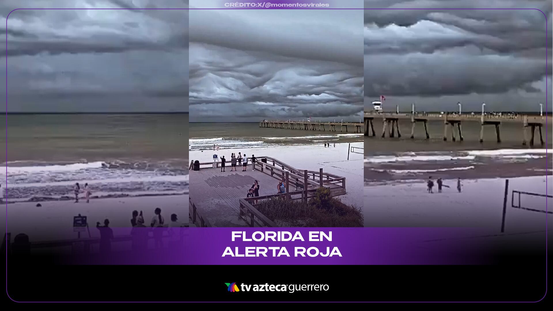 ¿El océano en el cielo? El impactante fenómeno meteorológico registrado en Florida