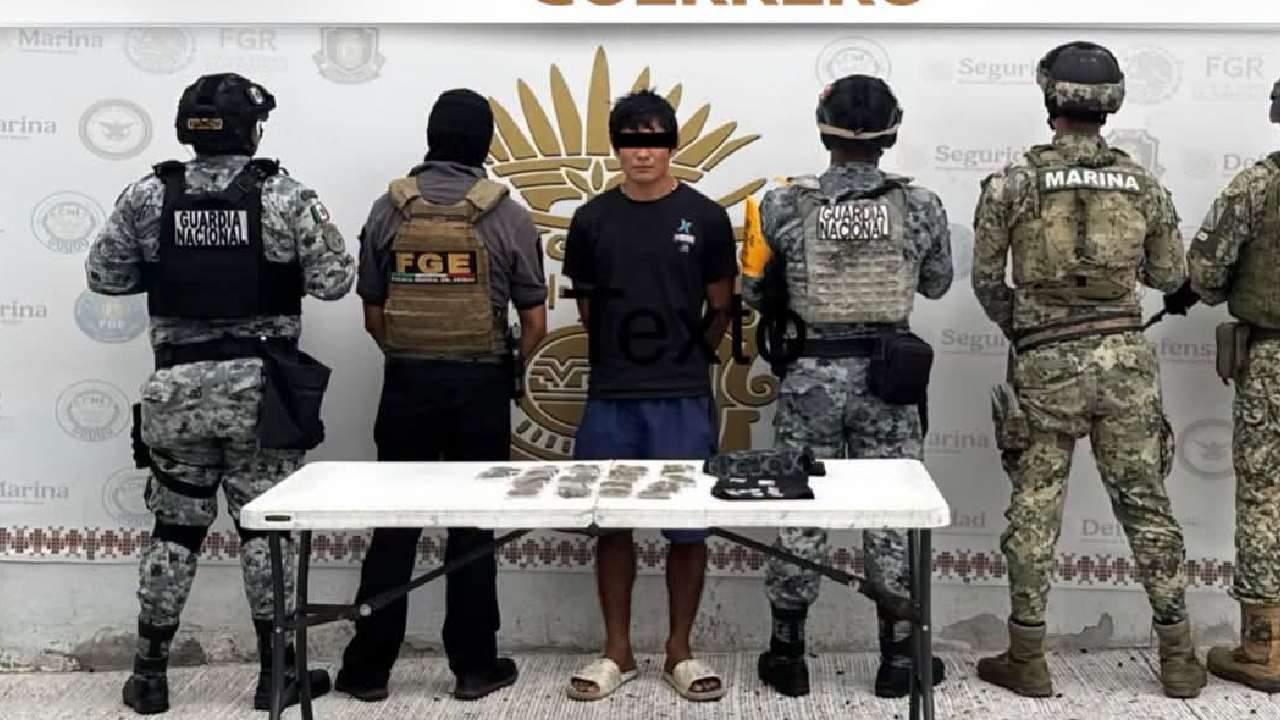 Detenido con droga en Acapulco