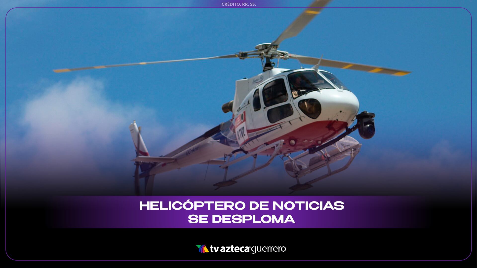 Helicóptero de noticias se estrella mientras cubría fatal accidente