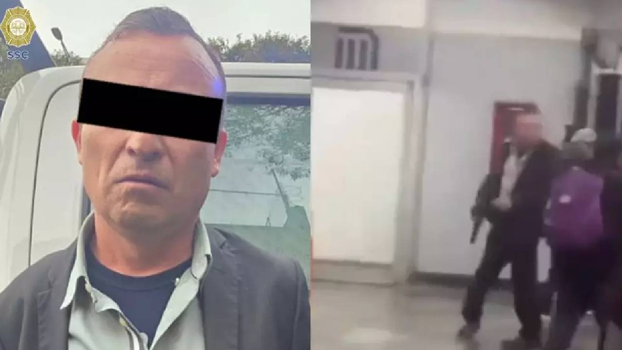 Pánico en Metro CDMX: Sujeto discute en las escaleras, saca una pistola y dispara fuera de Centro Médico